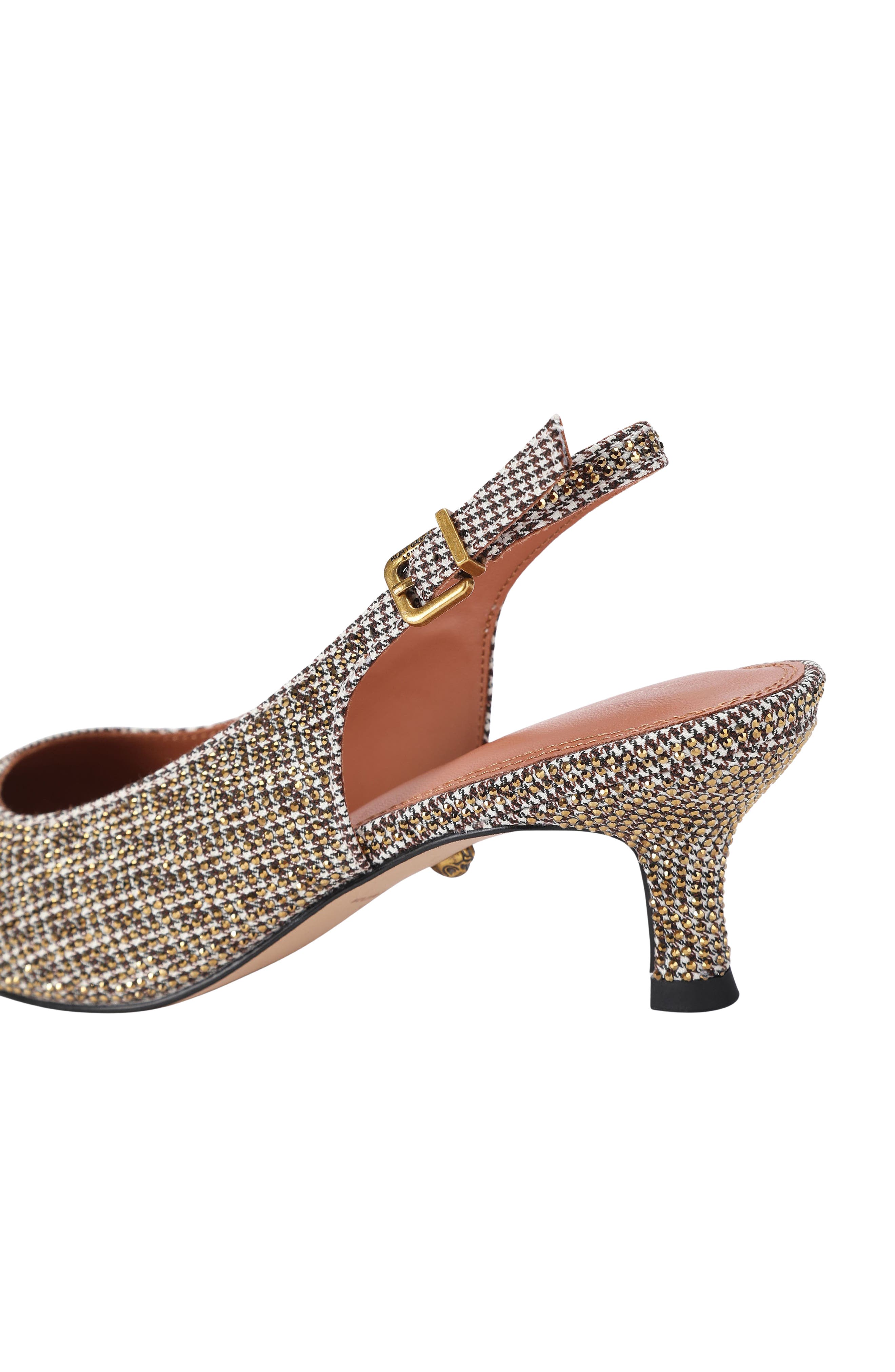 Stepney Pointed Toe Slingback Pump, Alternate, color, DARK BEIGE