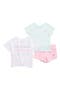 Kids' 3-Piece Tee & Fleece Shorts Set