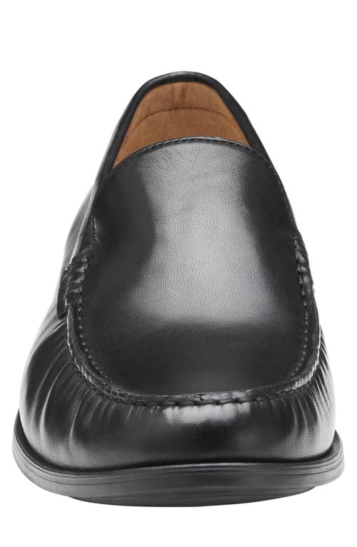 Johnston & Murphy Harrison Moc Toe Loafer In Black Glove Leather