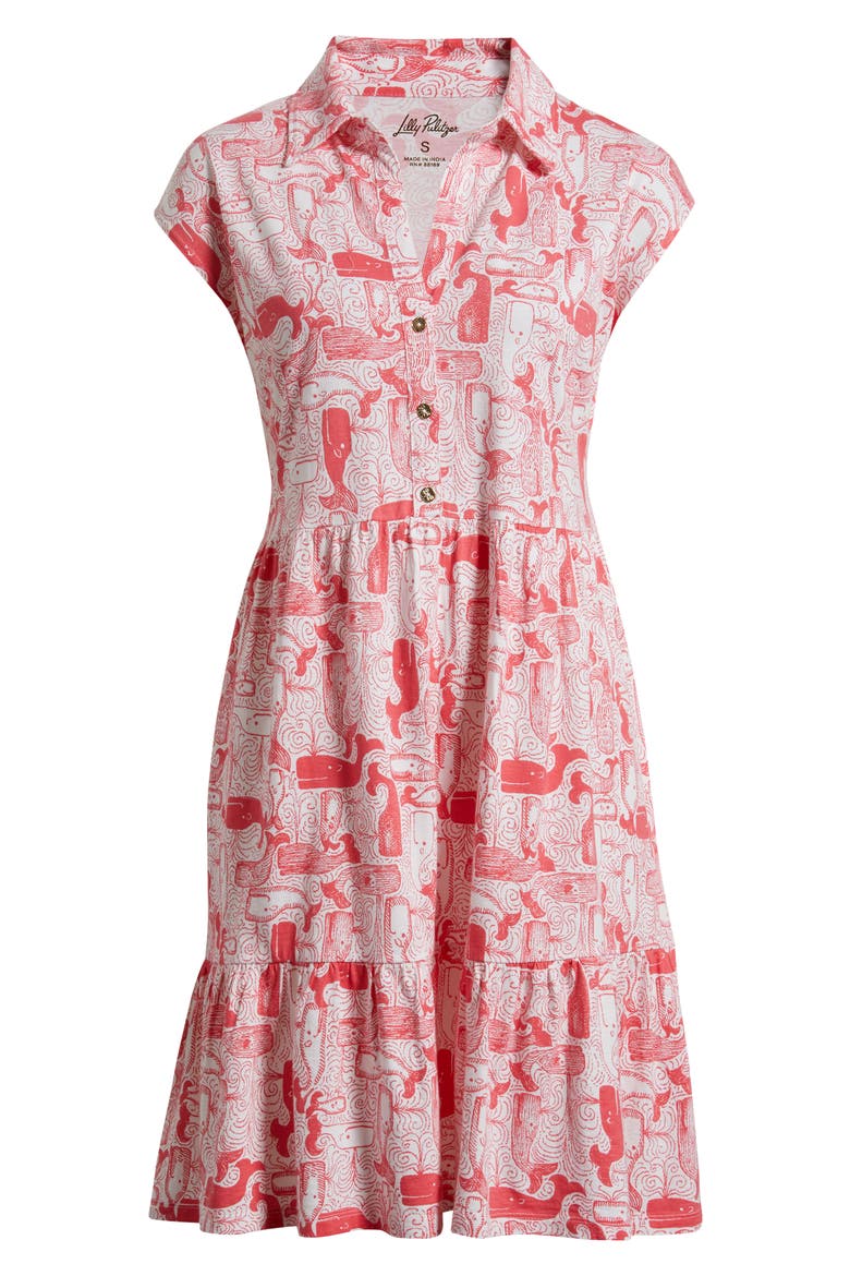 Arley Sleeveless Shirtdress, Alternate, color, PARADISE PUNCH THAR SHE BLOWS