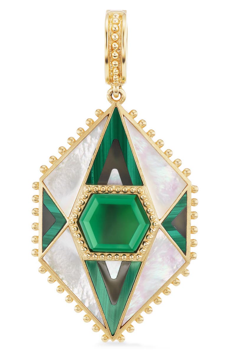 Orly Marcel Marrakesh Pendant, Main, color, Green