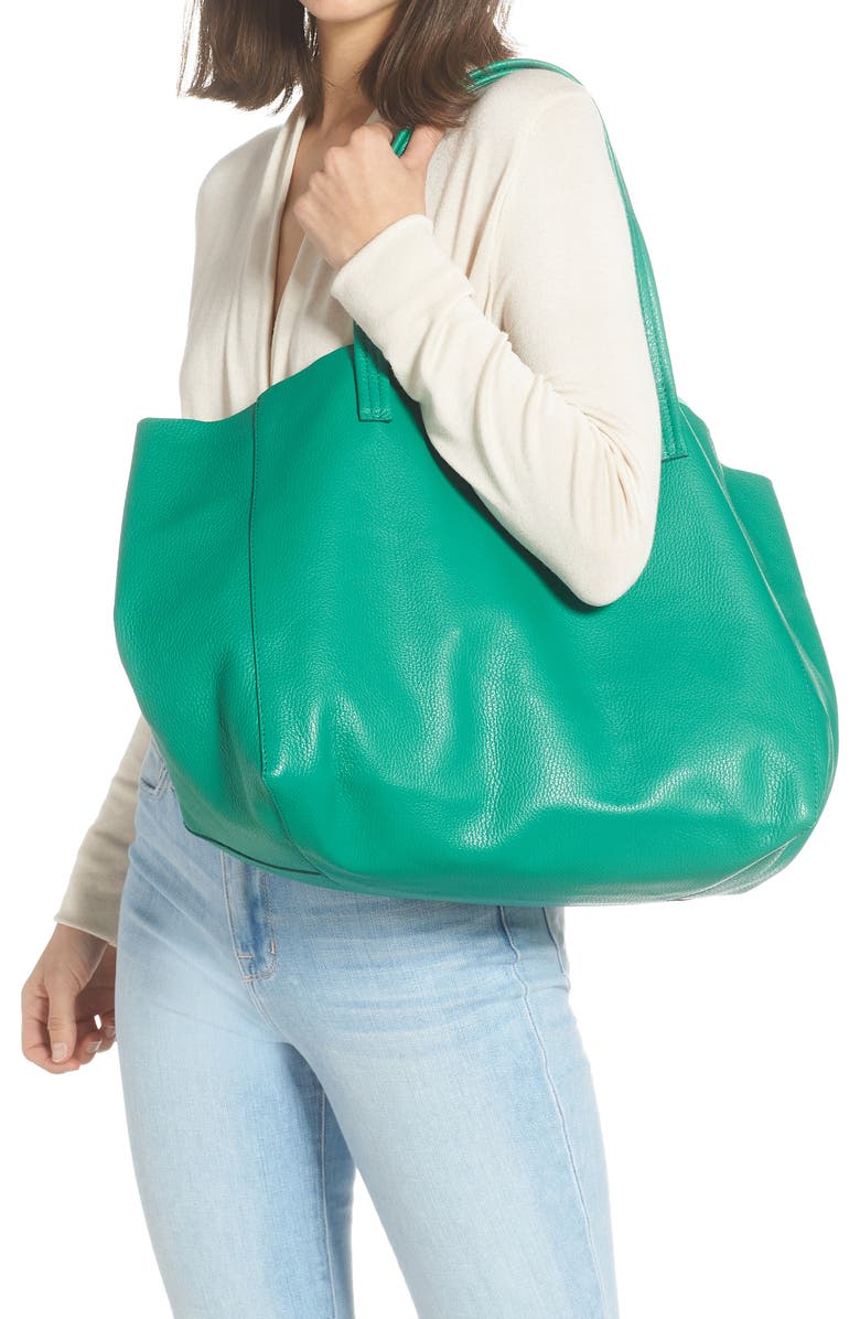 Kurt Geiger London Violet East/West Leather Tote, Alternate, color,