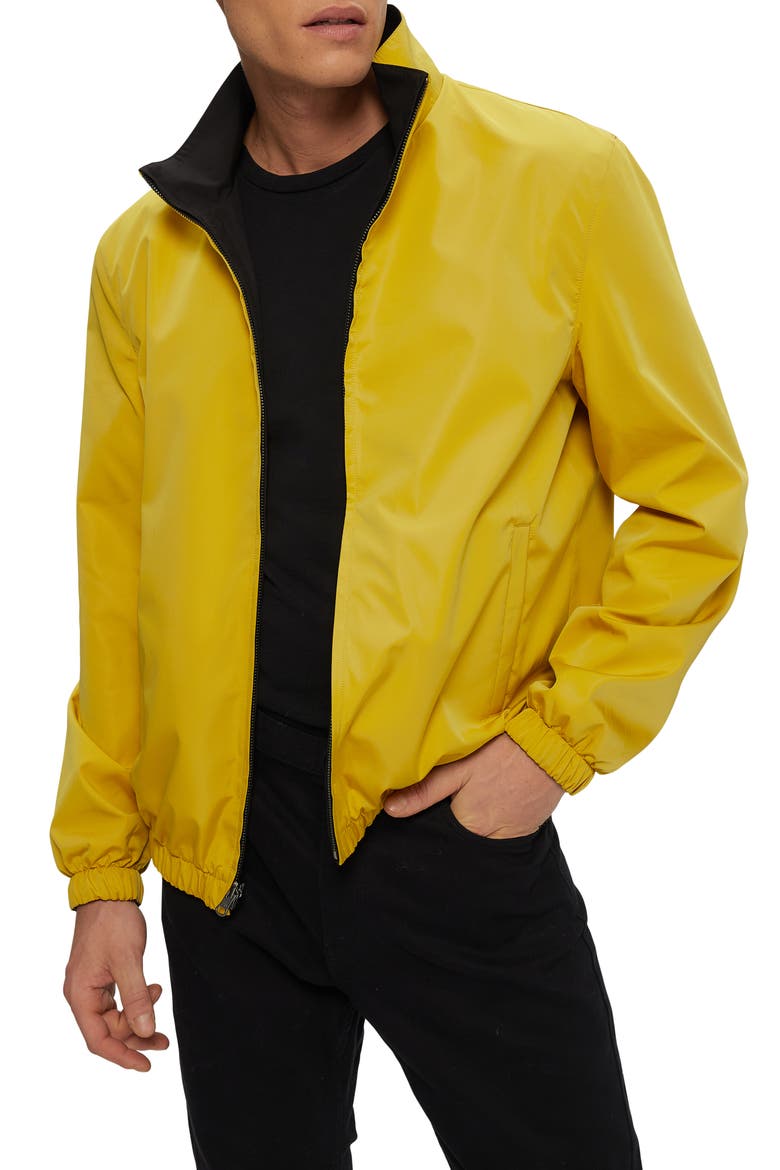 Reversible Zip Jacket, Alternate, color, BLACK/YELLOW