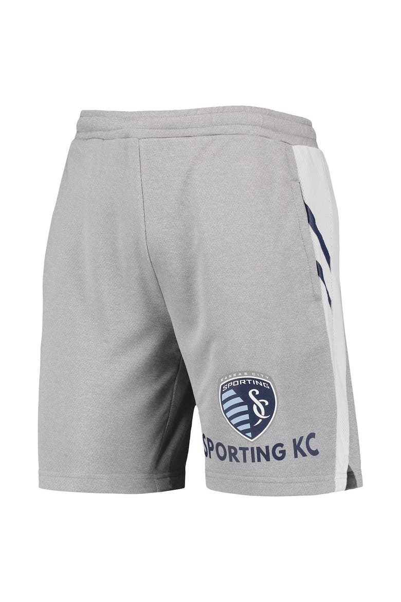 Men's Concepts Sport Gray Sporting Kansas City Stature Shorts, Alternate, color, Gray