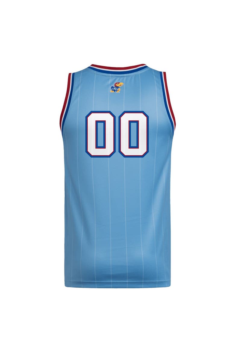 Men's adidas #00 Light Blue Kansas Jayhawks Replica Swingman Jersey, Alternate, color, Light Blue