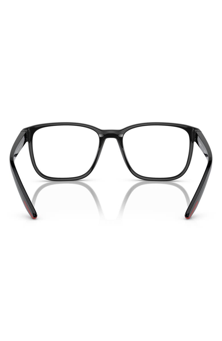 Prada Linea Rossa 57mm Pillow Optical Glasses, Alternate, color,
