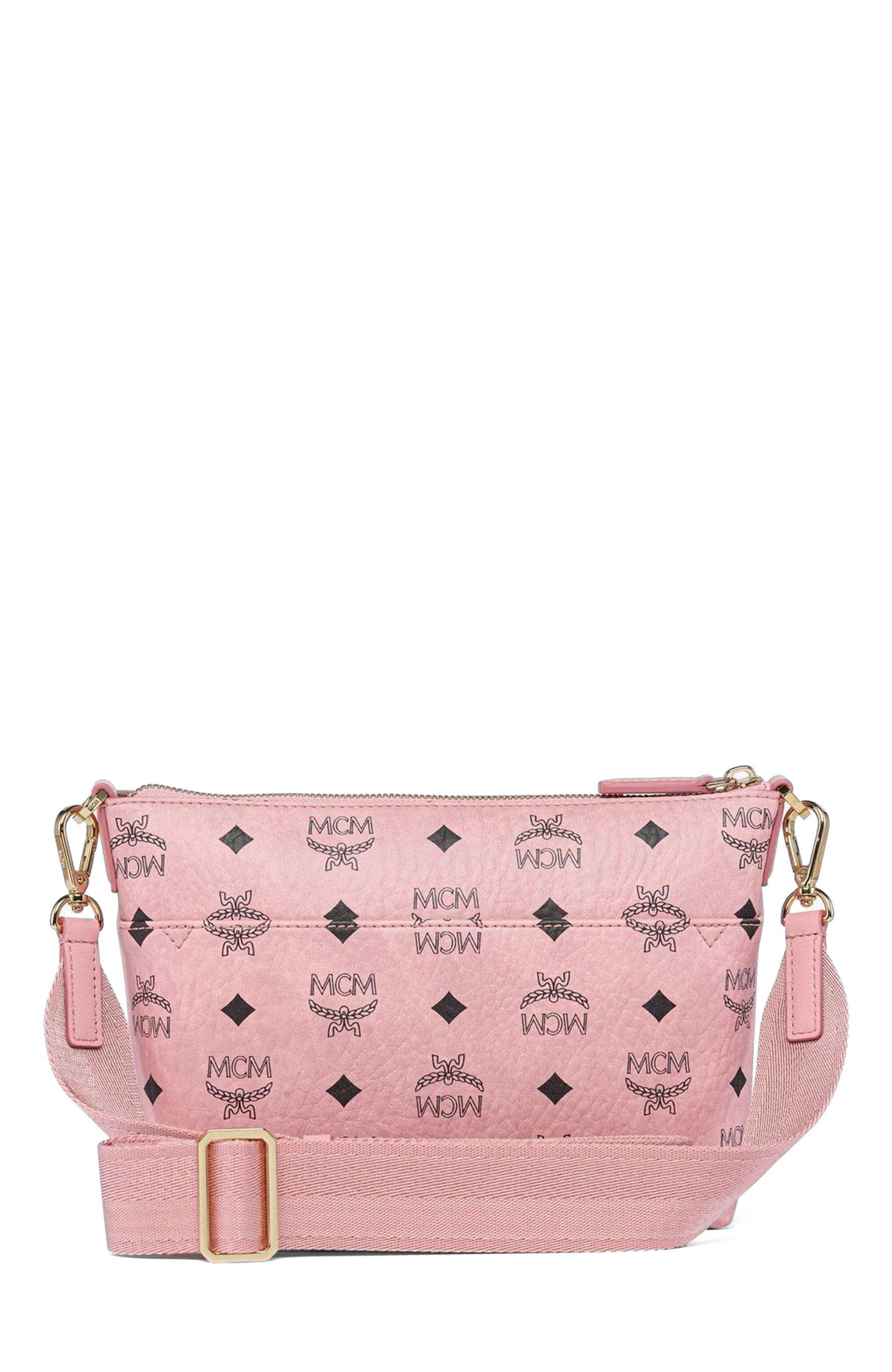 MCM Aren Crossbody in Visetos, Alternate, color, 