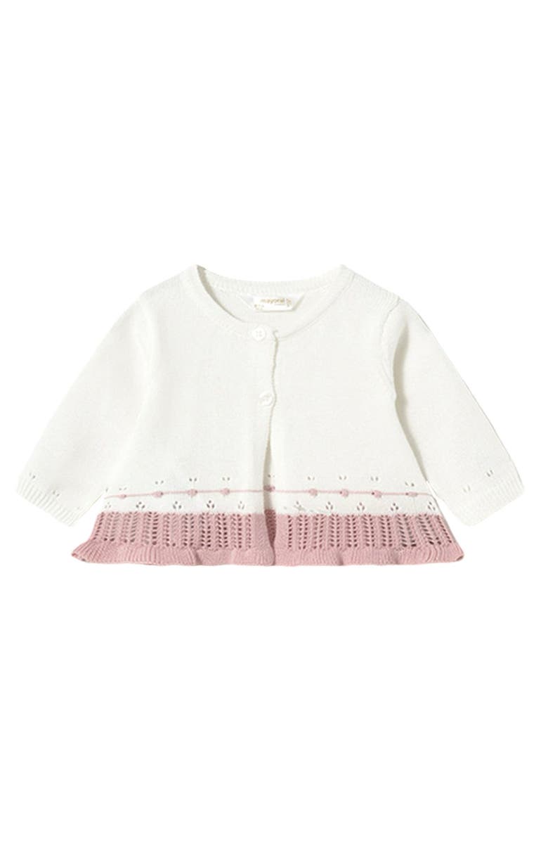 Mayoral 3-Piece Sakura Outfit Set, Alternate, color, Sakura