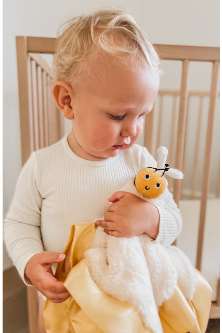 Little Lovey & Soother Blanket, Alternate, color, YELLOW/ YELLOW