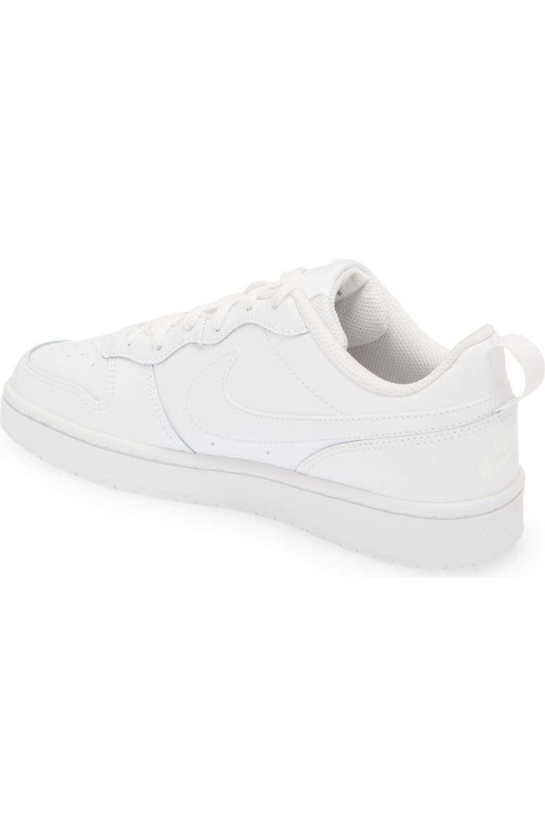 Nike Kids' Court Borough Low Top Sneaker, Alternate, color, 100 White/White