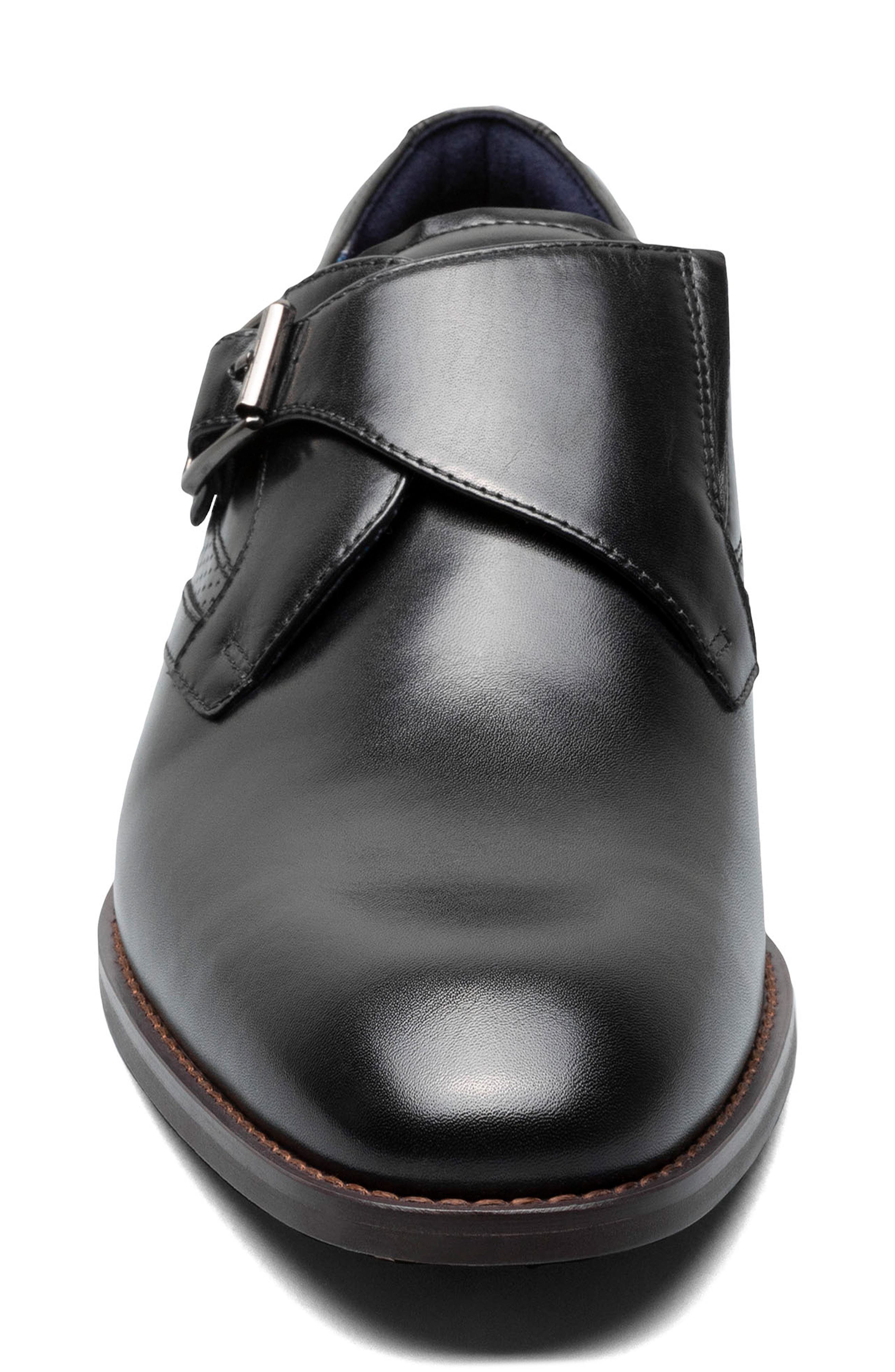 Stacy Adams Karcher Plain Toe Monk Strap Shoe, Alternate, color, 