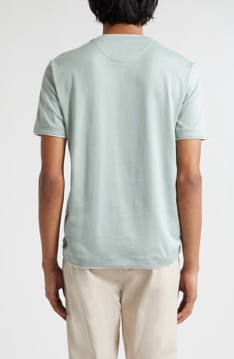 Eleventy Crewneck Giza Egyptian Cotton T-Shirt, Alternate, color, 