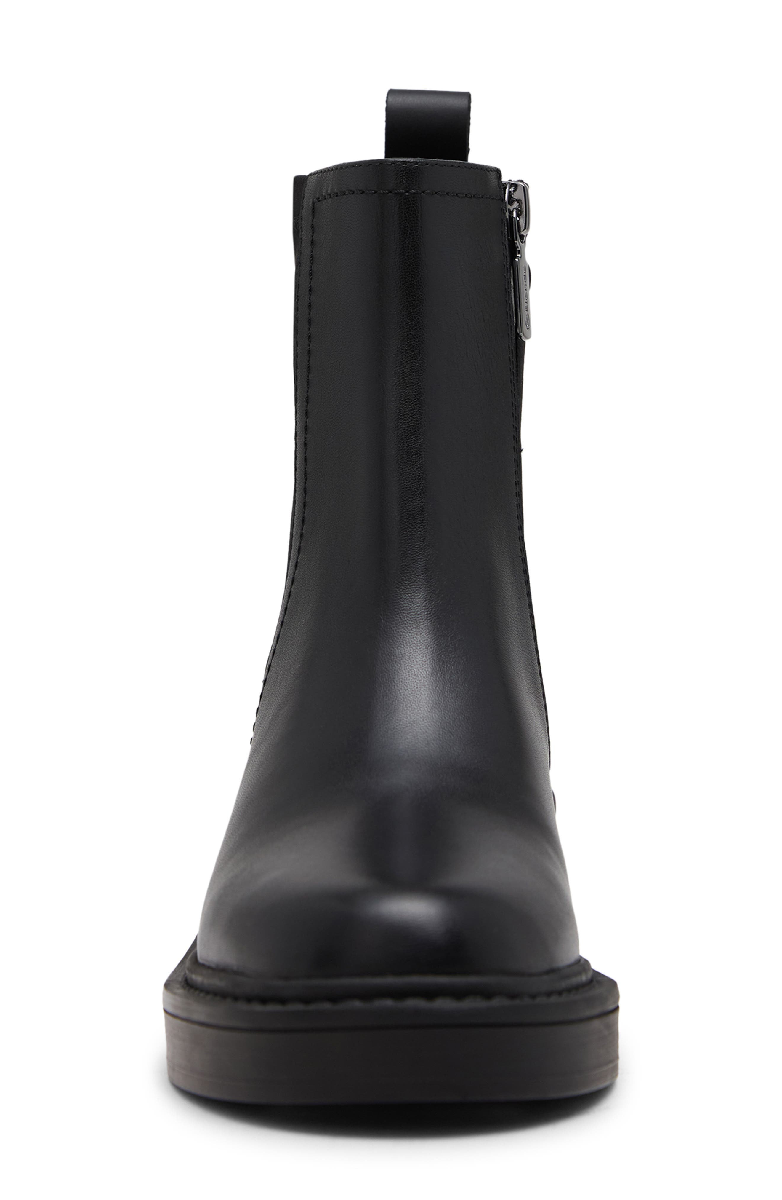 Blondo Risser Waterproof Chelsea Boot, Alternate, color, Black Leather
