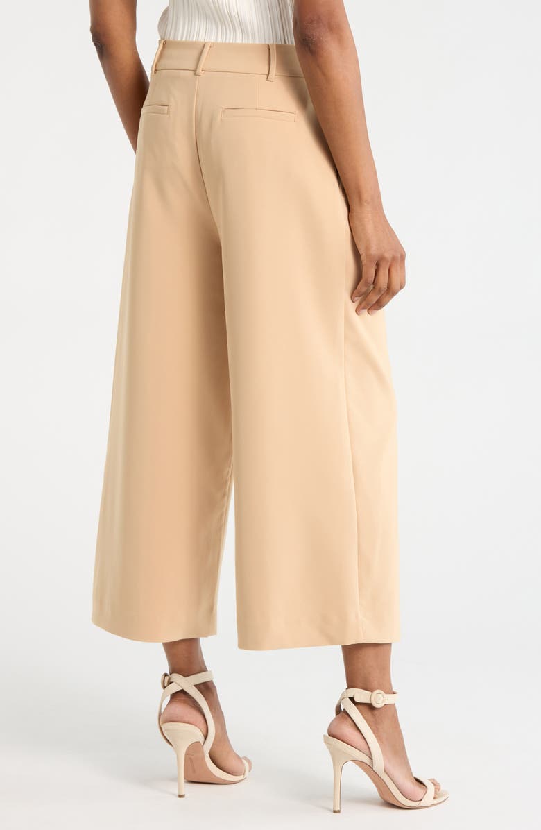 JASON WU Pleat Front Culottes, Alternate, color, Cuban Sand