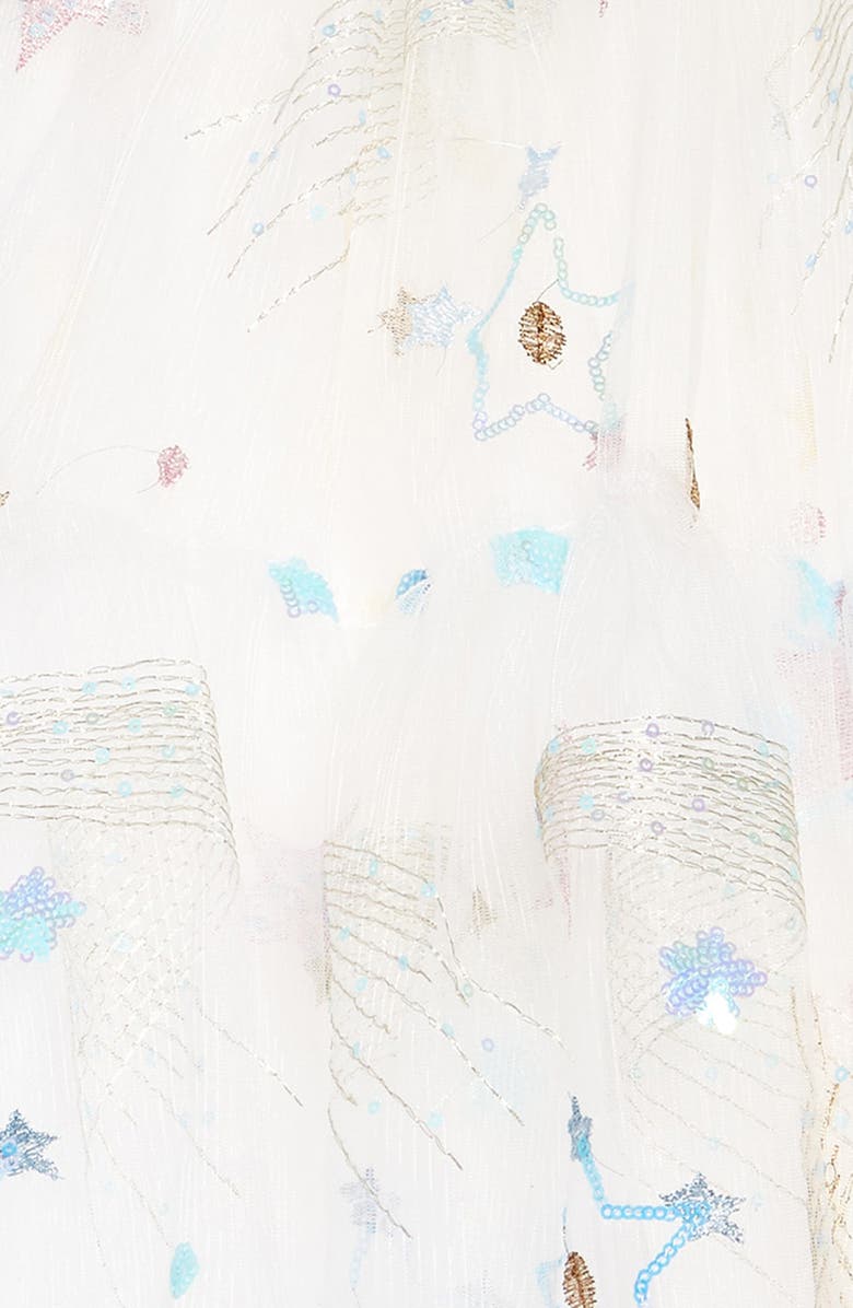 Lola + The Boys Kids' Shooting Star Embellished Tulle Party Dress, Alternate, color,