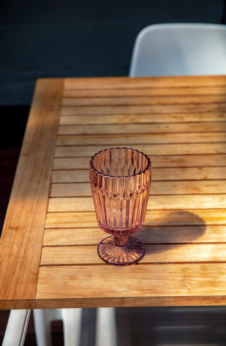 Fortessa Archie Set of 6 Pink Goblets, Alternate, color, Pink