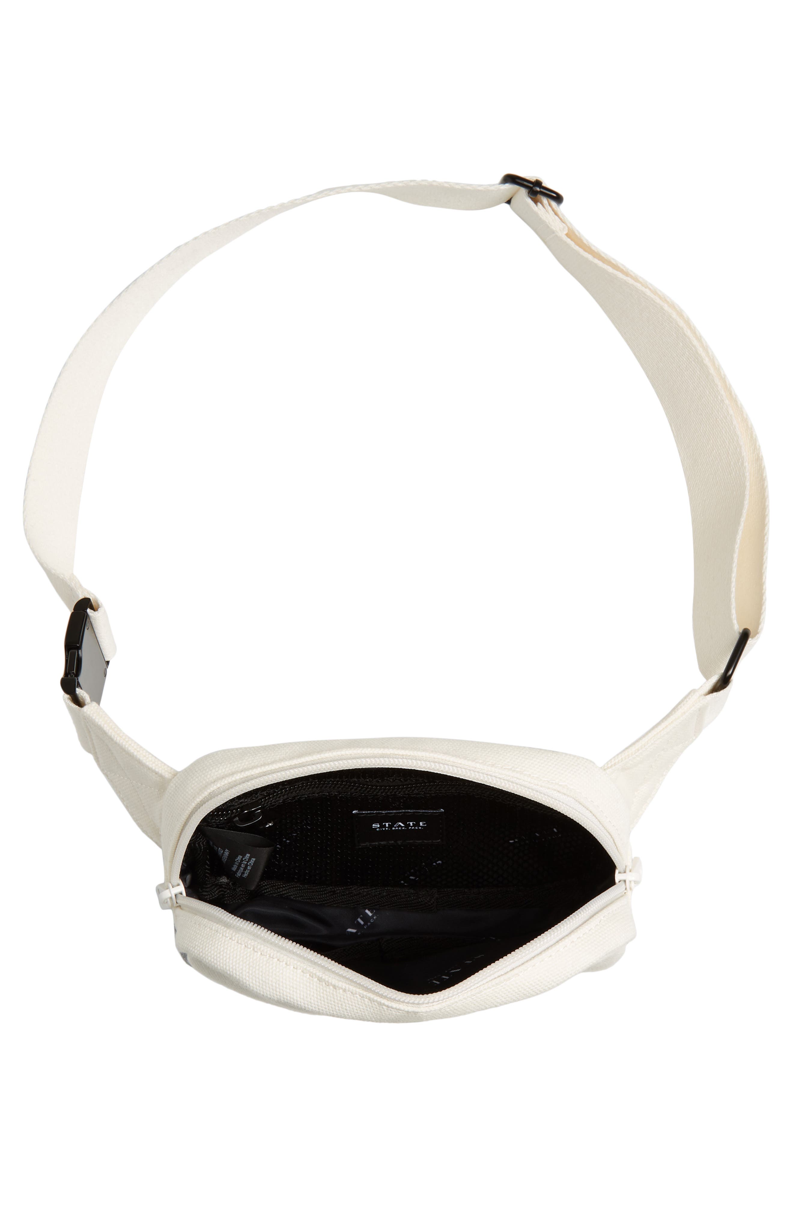 Homecrest Crosby Belt Bag, Alternate, color, NATURAL/ BLACK