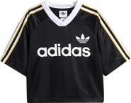 adidas Kids' Archive Recycled Polyester Crop Jersey