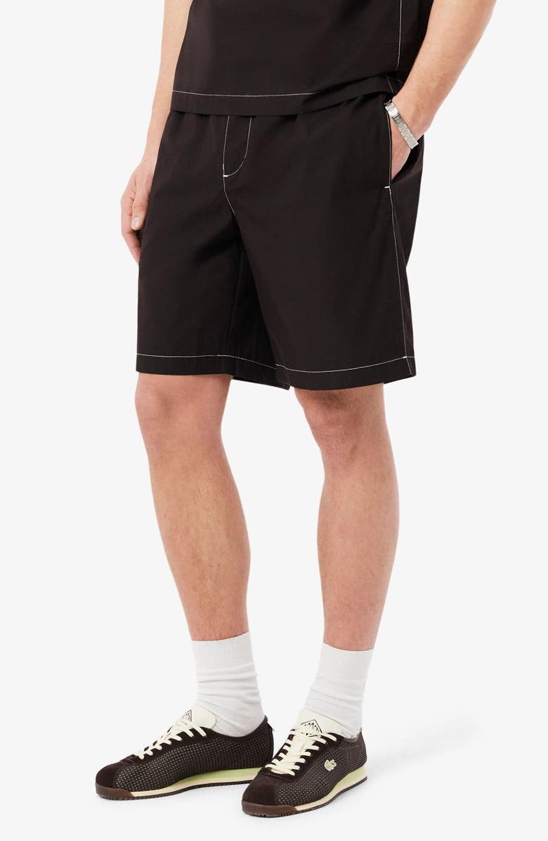 Lacoste Cotton Poplin Shorts, Main, color, Buffalo