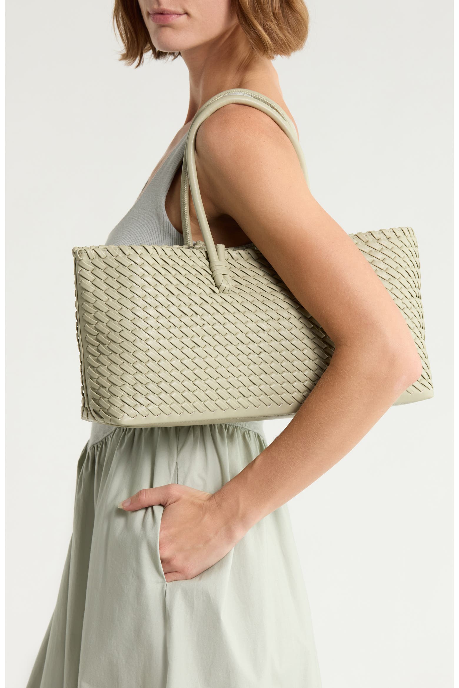 MODA LUXE Woven Stitch Shoulder Bag (Women) | Nordstromrack