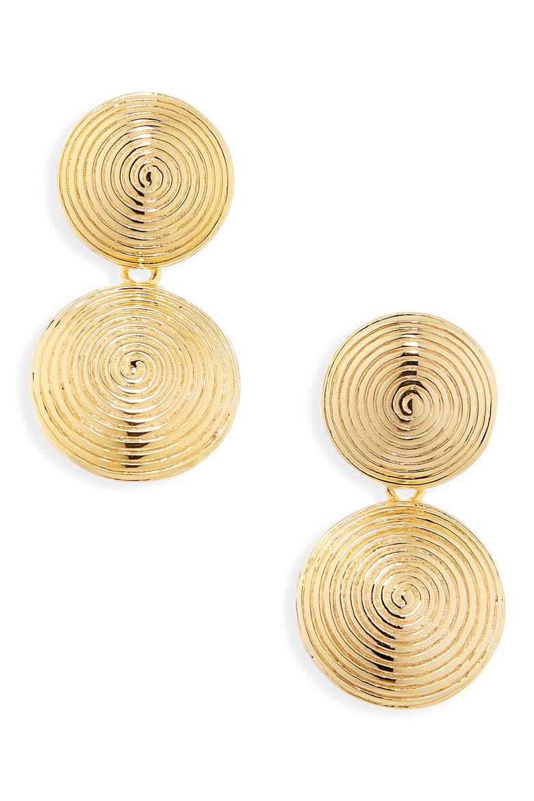 The Rita Drop Earrings, Main, color, GOLD