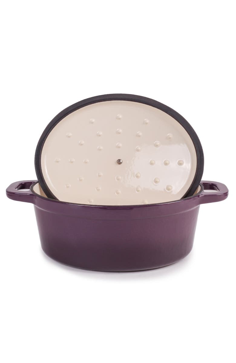 BergHOFF Neo 5-Piece Cast Iron Set, Alternate, color, Purple