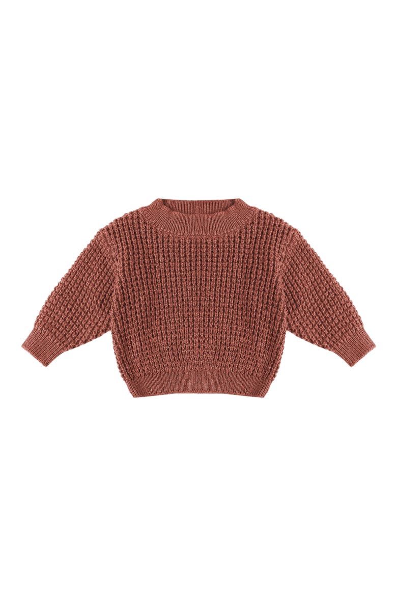 Kids' Chunky Knit Sweater, Main, color, CRANBERRY
