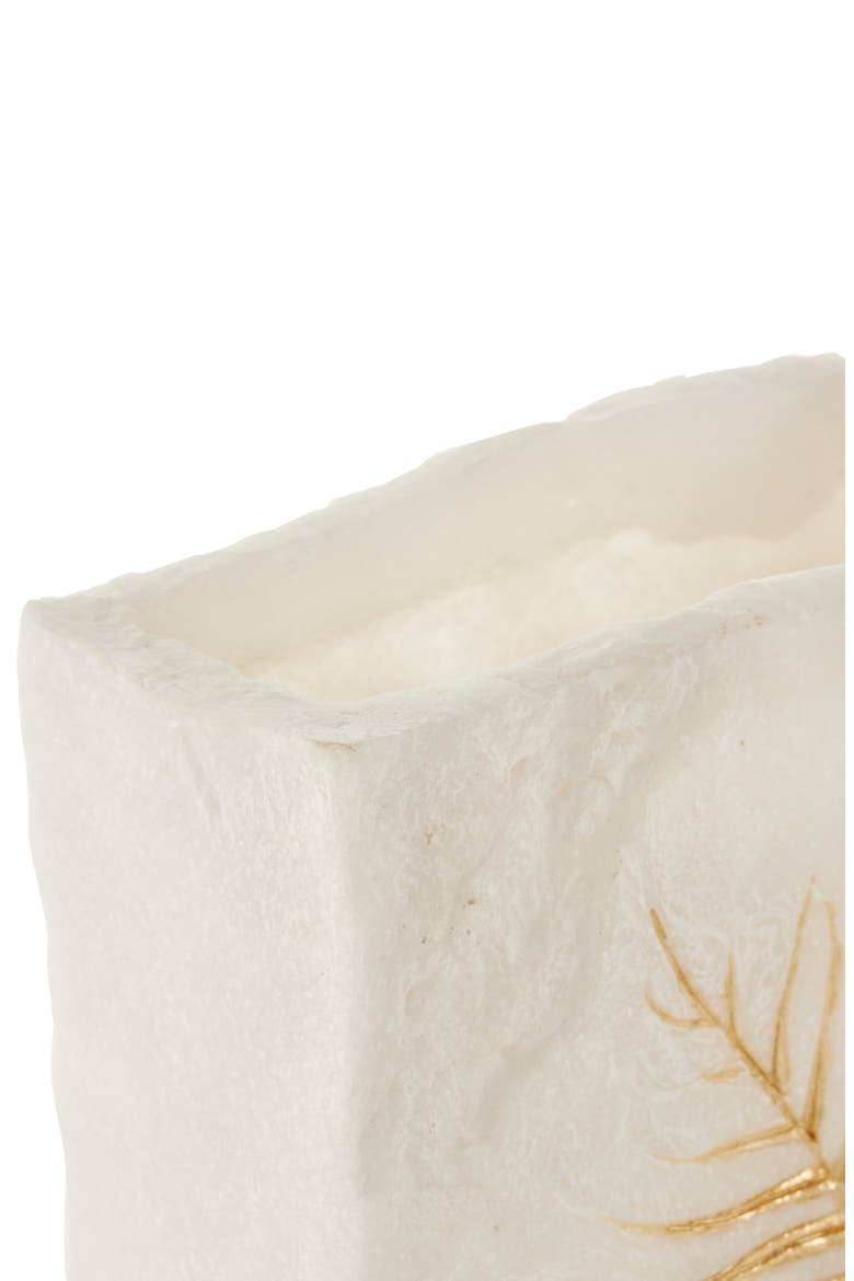 Polystone Vase, Alternate, color, WHITE