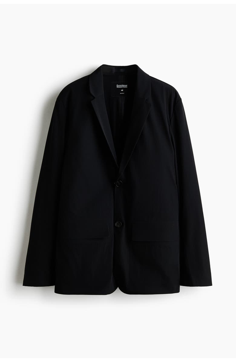 H&M Water-repellent Regular Fit Jacket, Main, color, Black
