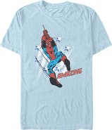 Marvel: Spider-Man Men's Marvel Spider-Man Amazing Stars Pose  Graphic T-Shirt