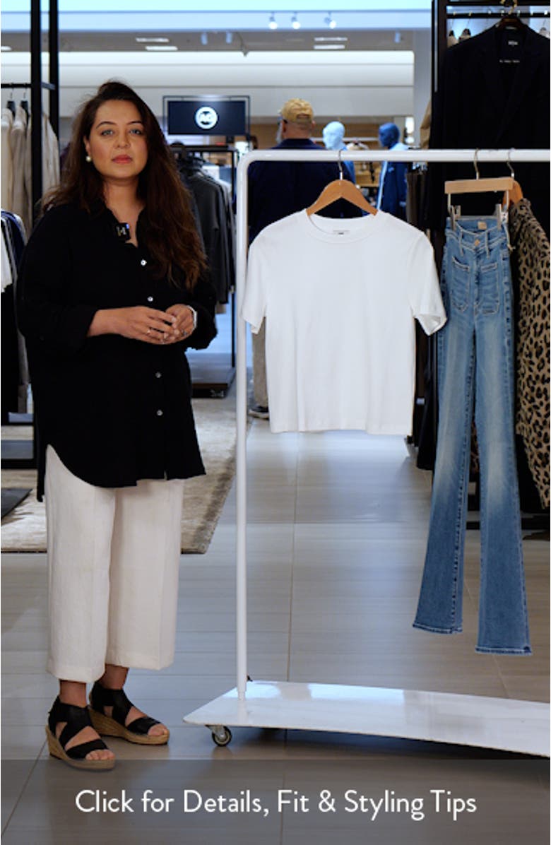 Cotton Crewneck T-Shirt, sales video thumbnail