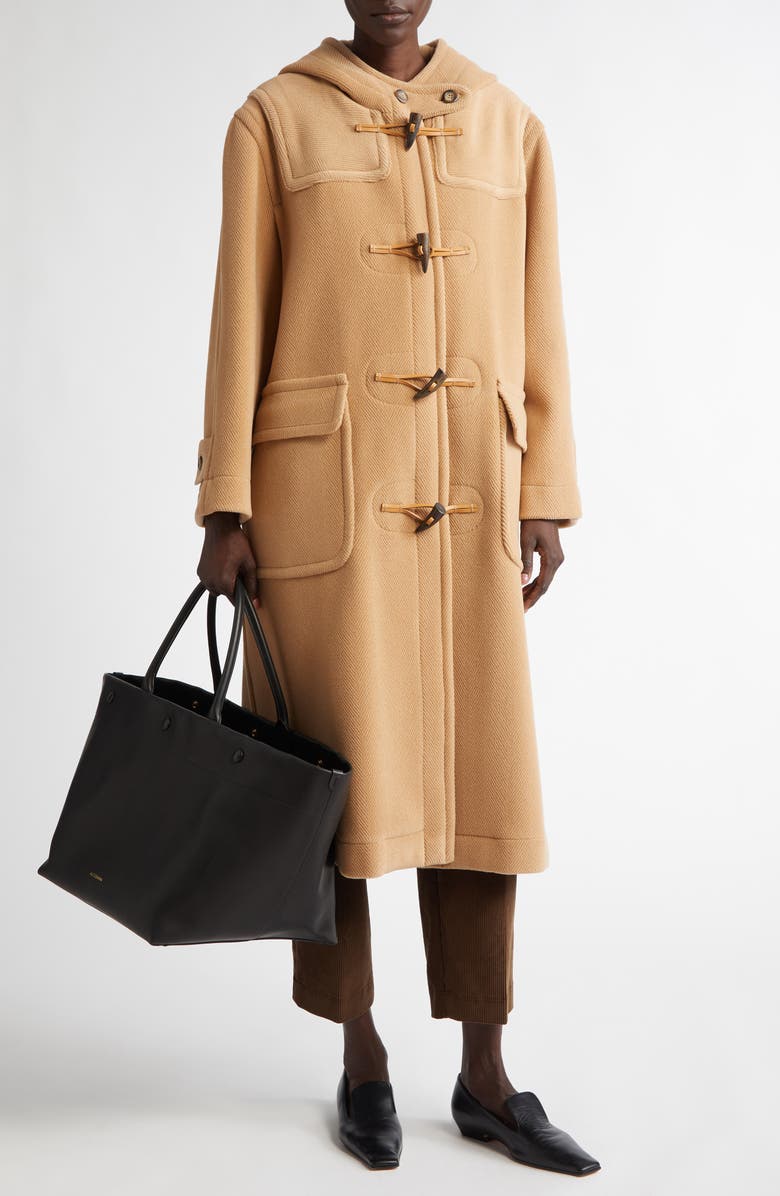 Altuzarra Bailey Herringbone Virgin Wool Coat, Alternate, color,