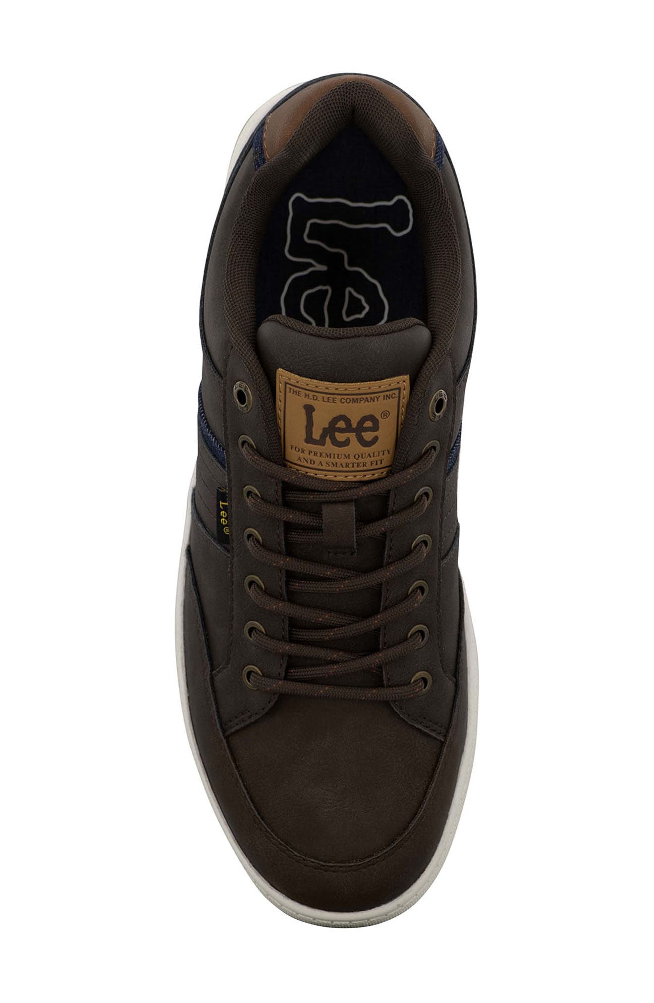 Lafayette Sneaker, Alternate, color, BROWN/ NAVY DENIM/ SIENNA TAN