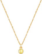 Tiny Blessings 14K Gold Birthstone 12-14" Necklace