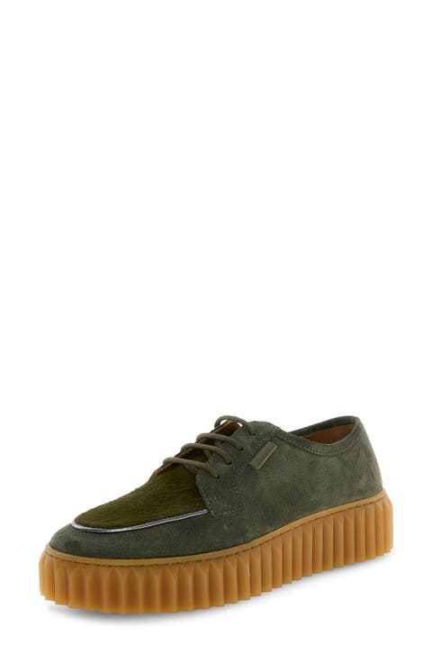 Londoner Genuine Calf Hair Platform Derby (Women)