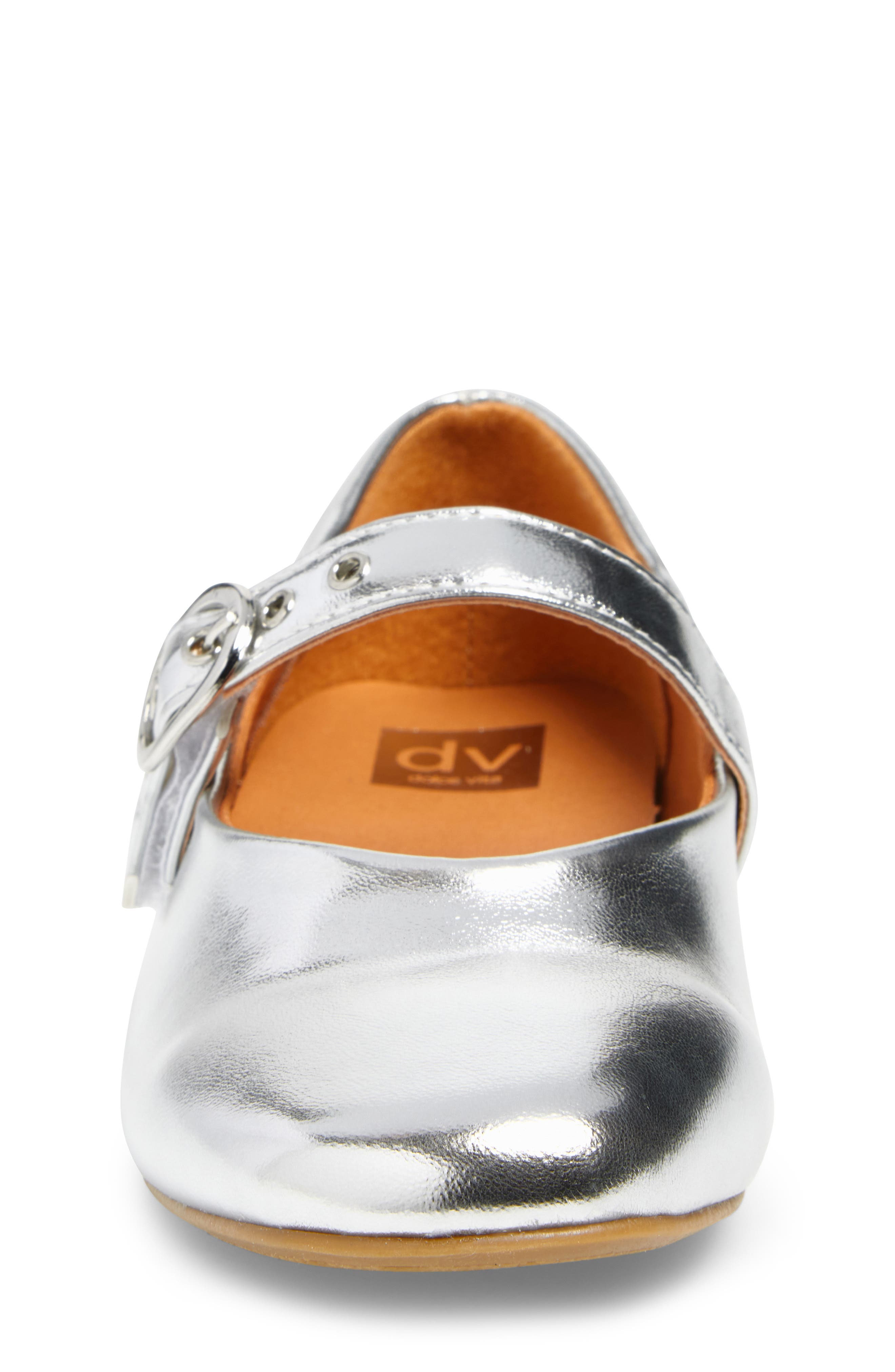 Bubby Mary Jane Flat, Alternate, color, SILVER METALLIC