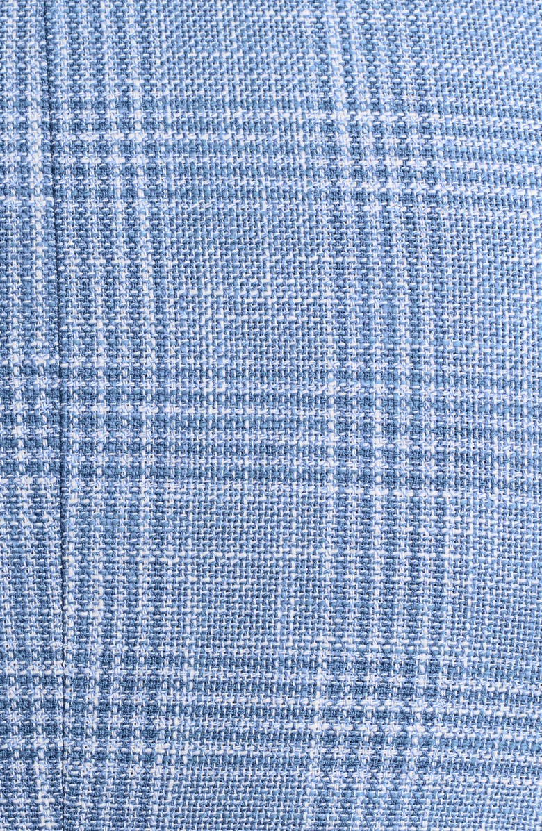 CRICKETEER Glen Plaid Cotton Blend Sport Coat, Alternate, color, Blue
