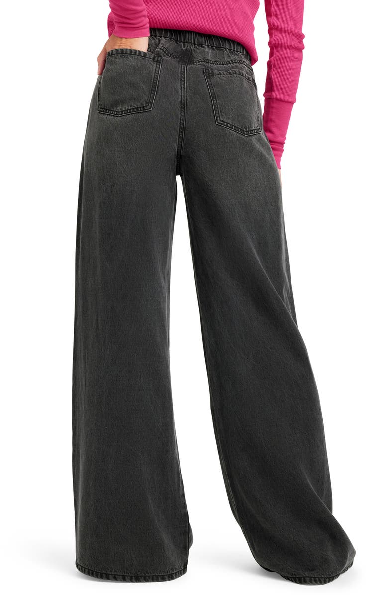 Splendid Lounge Denim Pants, Alternate, color, Charcoal