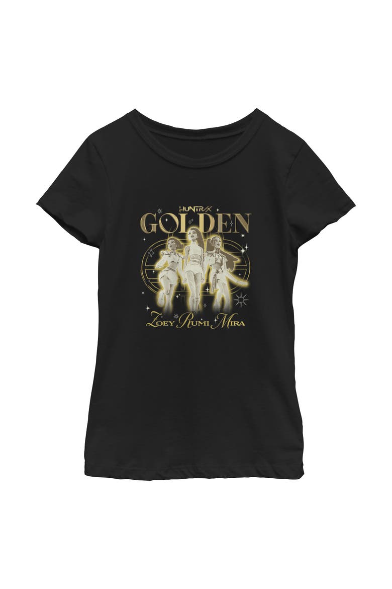 Girls' Huntrix The Golden Girls' T-Shirt, Main, color, Black