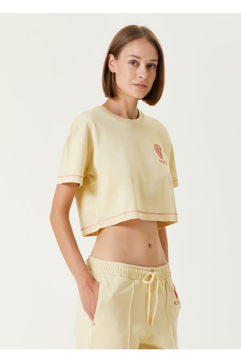 Cotton Crop Tee, Alternate, color, Chino Green