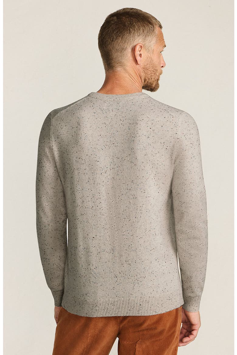 Fine Gauge Cashmere Sweater, Alternate, color, Solstice Donegal