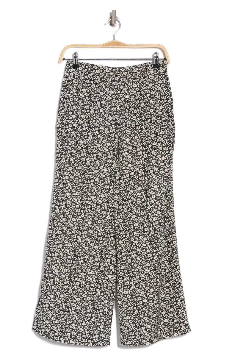 Derek Lam 10 Crosby Moad Wide Leg Pants, Alternate, color, Black/ White