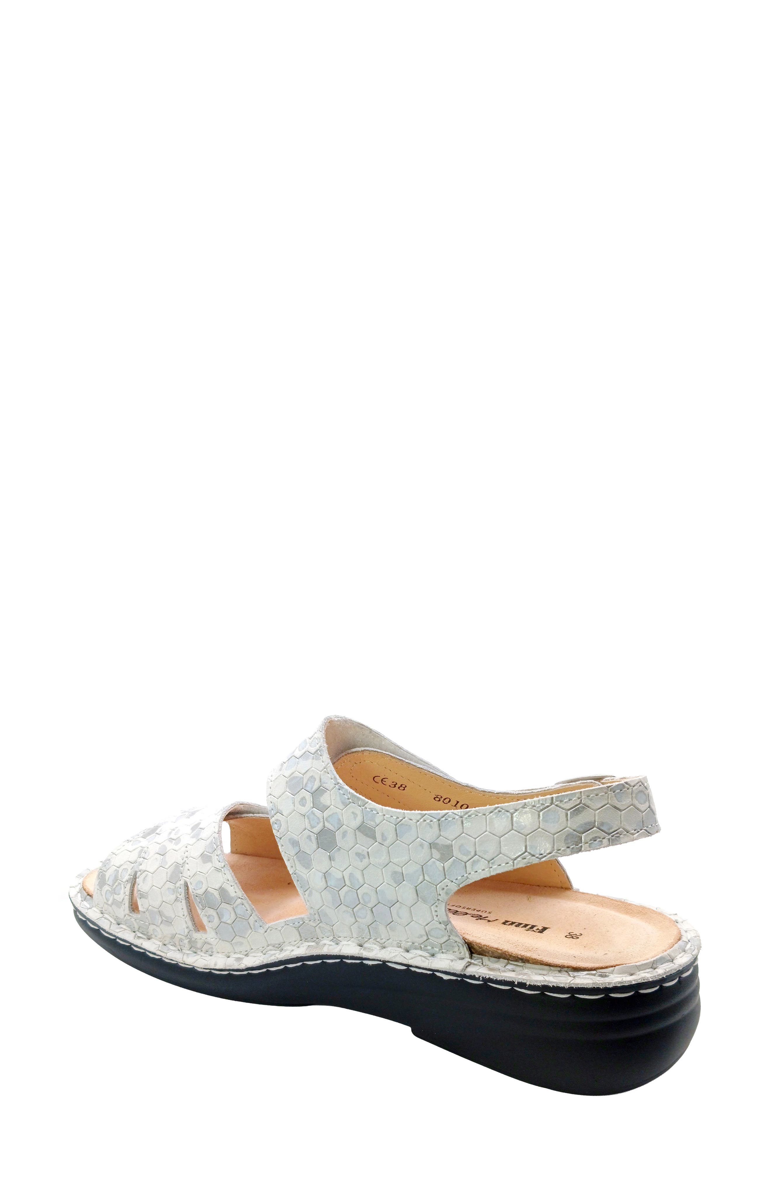 Barbuda Ankle Strap Slide Sandal, Alternate, color, BIANCO ESANDRA