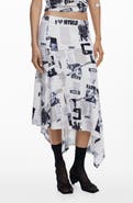 Desigual Handkerchief Hem Skirt