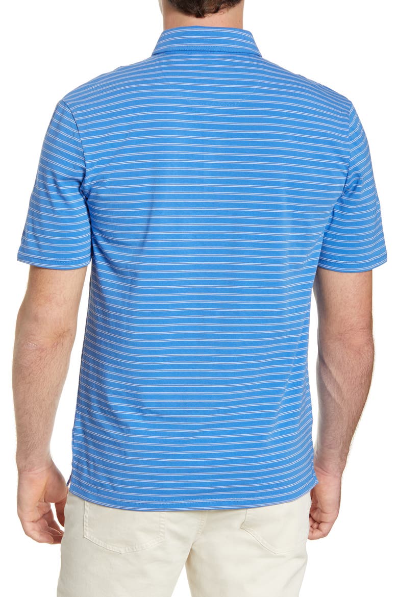 Hangin' Out Marfa Stripe Pocket Polo, Alternate, color, RIPTIDE