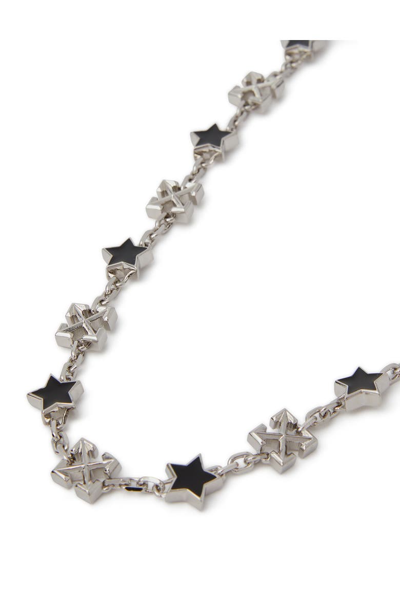 OFF WHITE Men's Star Arrow Necklace, Alternate, color, Silver
