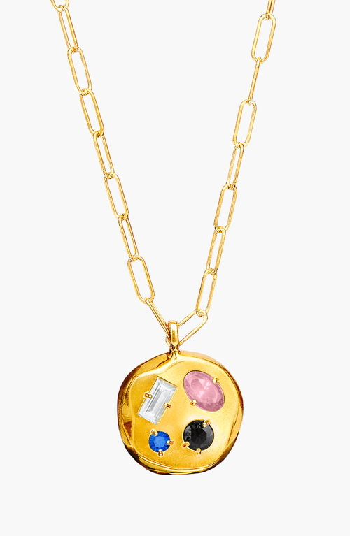 Birthdate Co. The April Birthdate Gold Pendant In April 1st - Gold