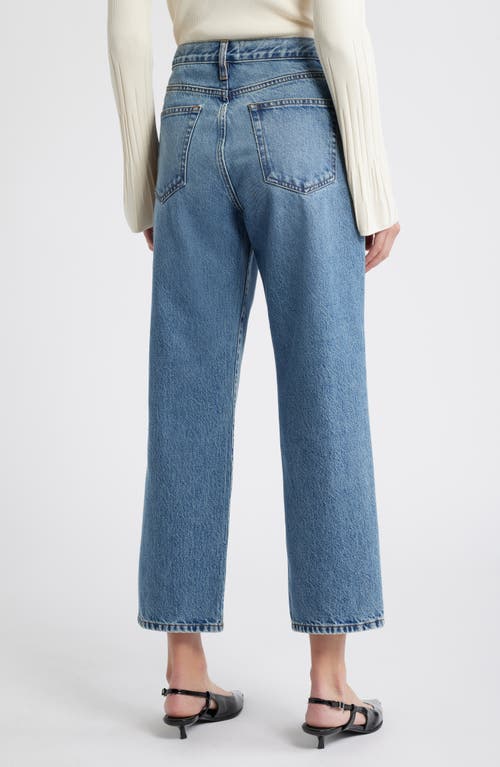 Frame The Hang High Waist Ankle Straight Leg Jeans In Seattle