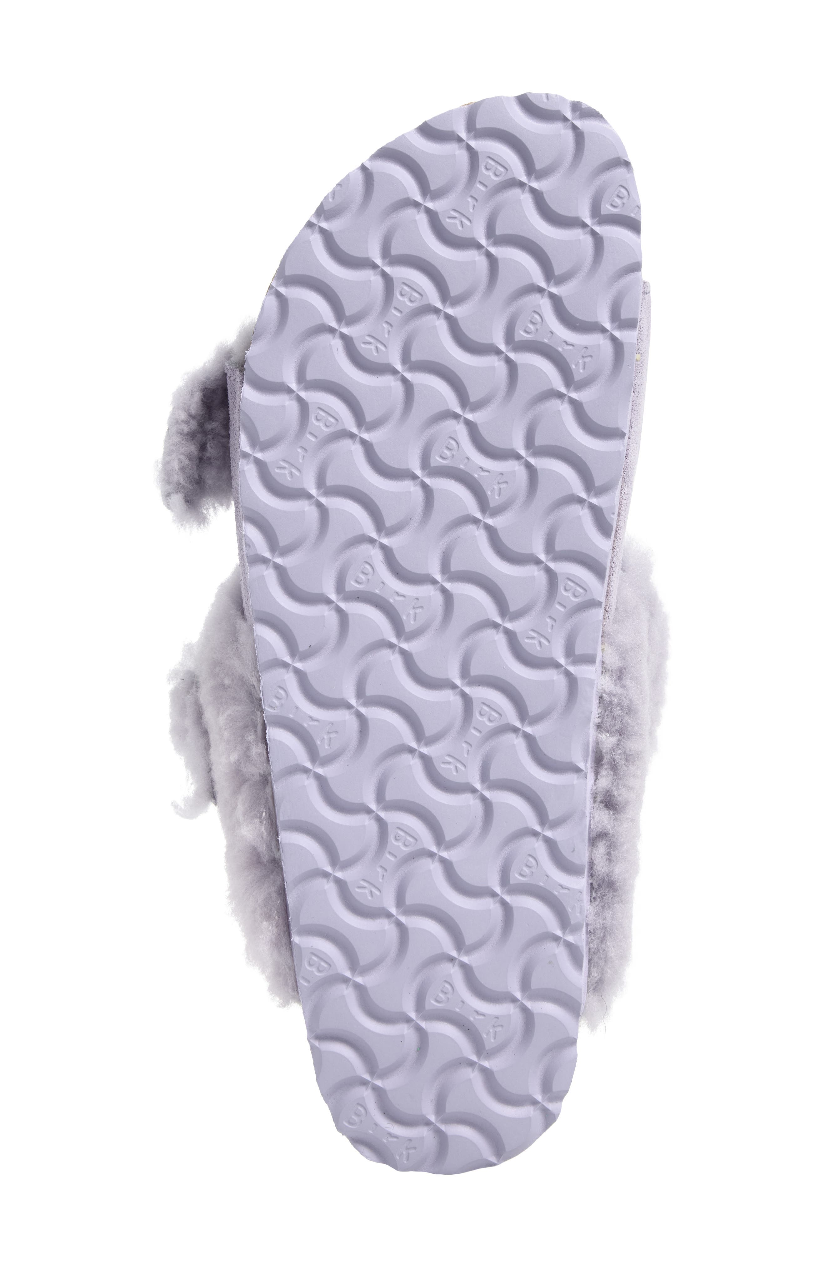 Arizona Genuine Teddy Shearling Lined Slide Sandal, Alternate, color, PURPLE FOG/ PURPLE FOG