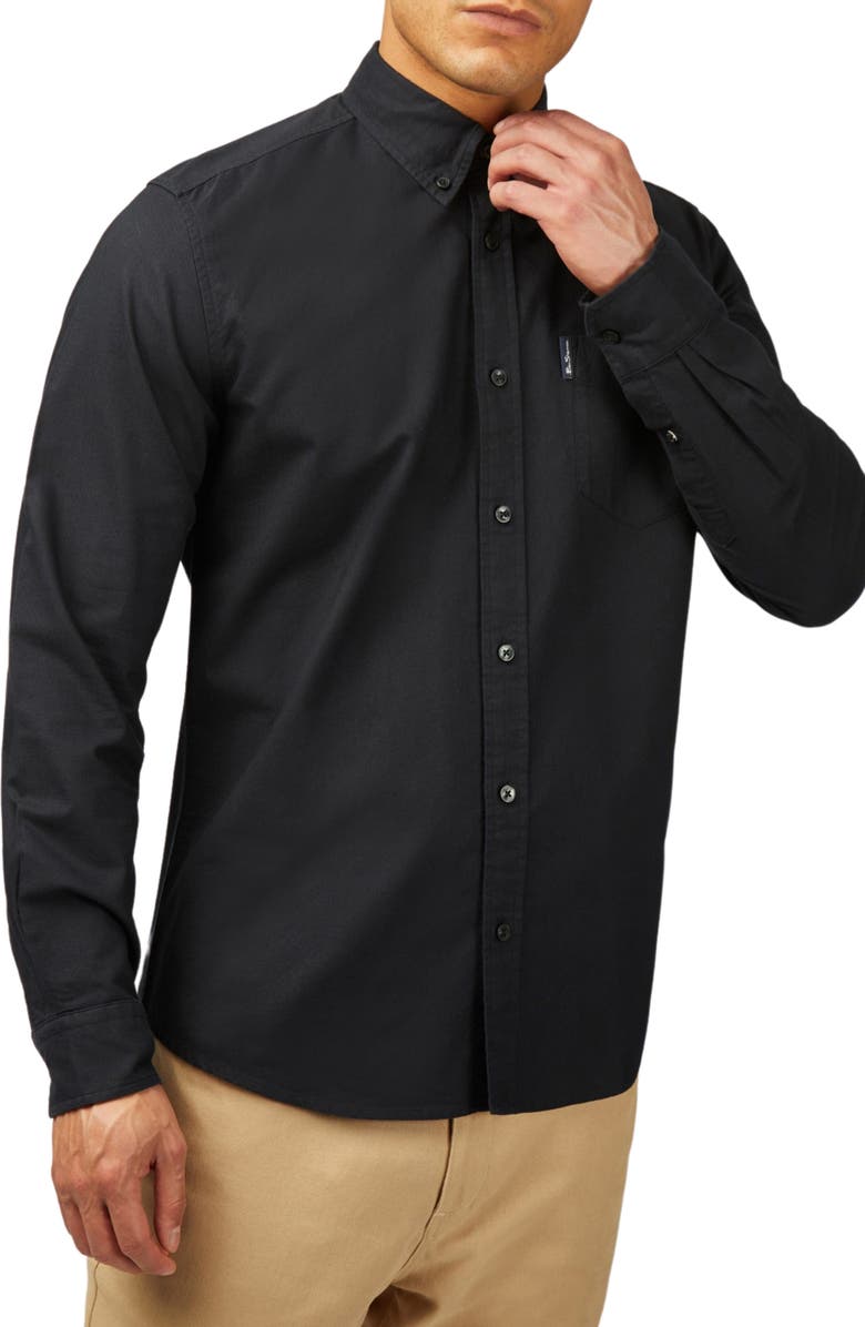 Ben Sherman Signature Organic Cotton Oxford Button-Down Shirt, Main, color, 